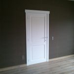 masieve verfdeur in tulipwood