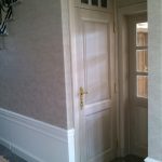 eiken deur met bovenlicht
